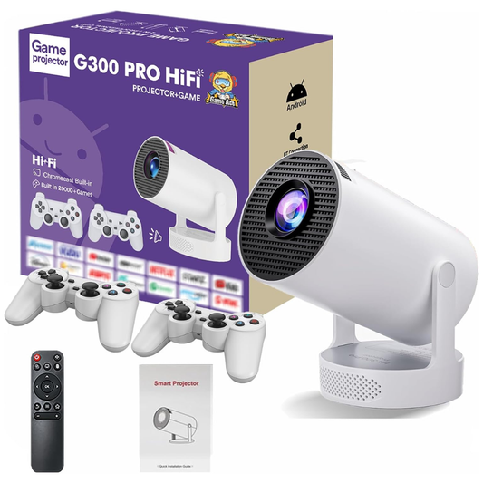 Mini Proyector + GameRetro Topleo