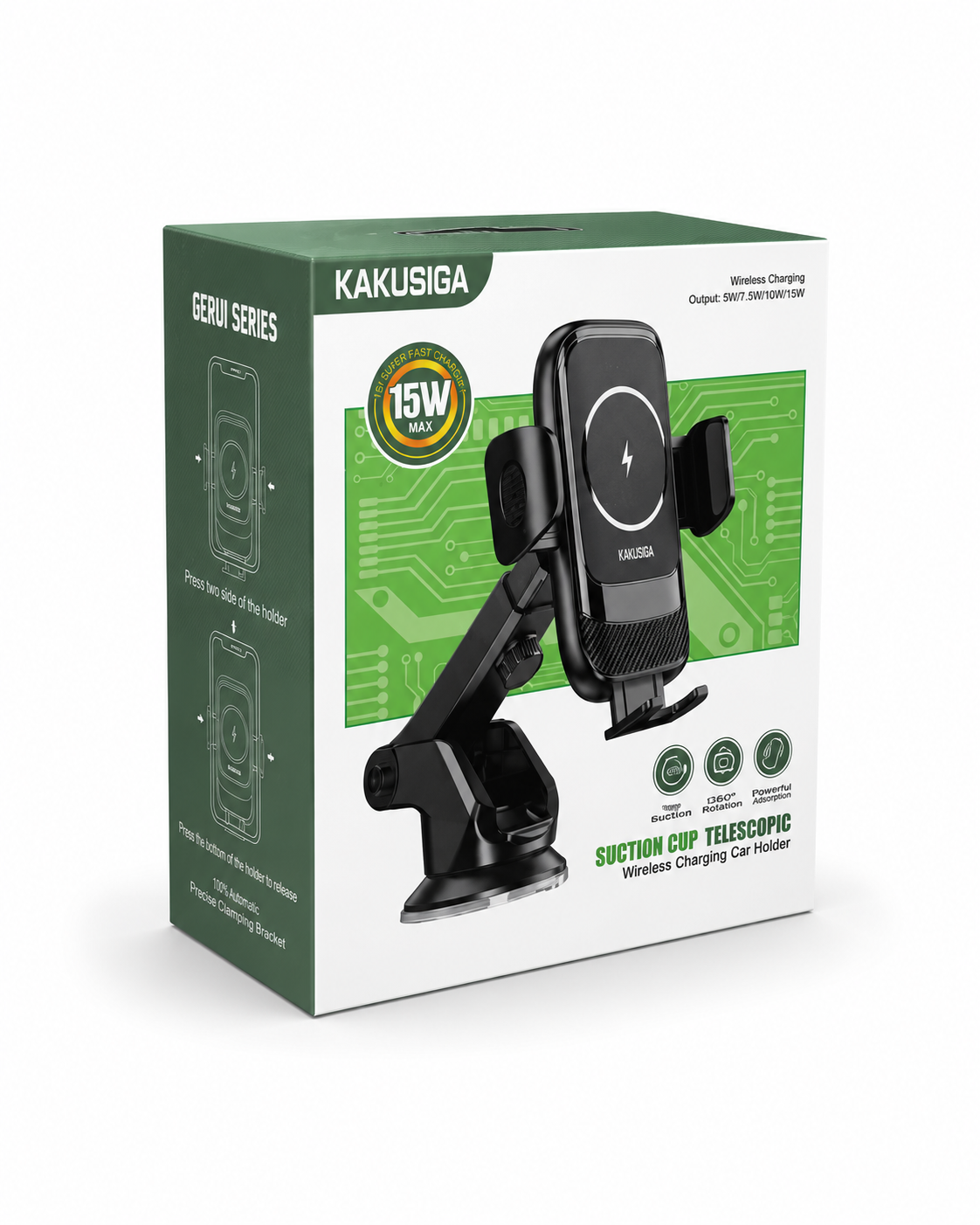 Holder Cargador Inalámbrico para Auto