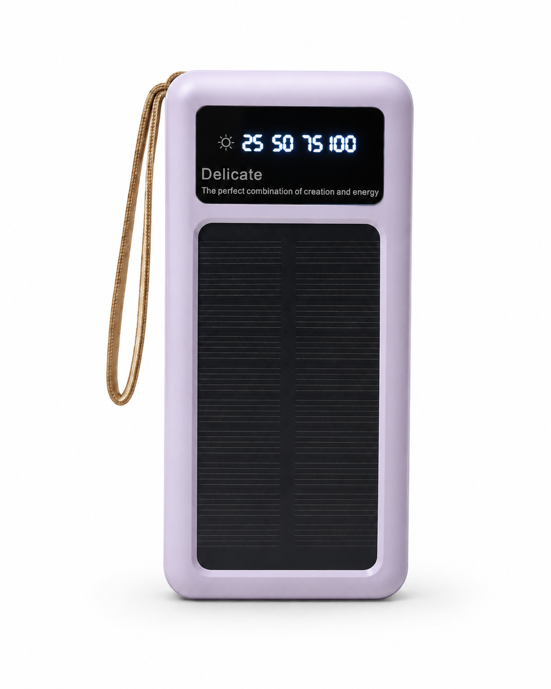 SolarGo 8K – Power Bank 8000 mAh con Panel Solar y Linterna