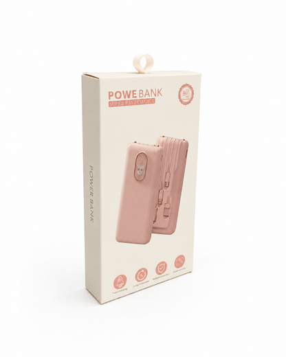 ShadowMouse 10K – Power Bank 10,000 mAh con Ratón LED Decorativo