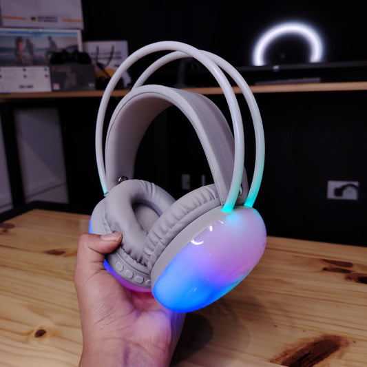 Sound Mix RGB – Audífonos On-Ear con Sonido HD y Luces Personalizables