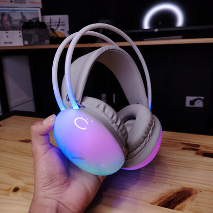 Sound Mix RGB – Audífonos On-Ear con Sonido HD y Luces Personalizables