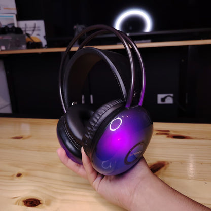 Sound Mix RGB – Audífonos On-Ear con Sonido HD y Luces Personalizables