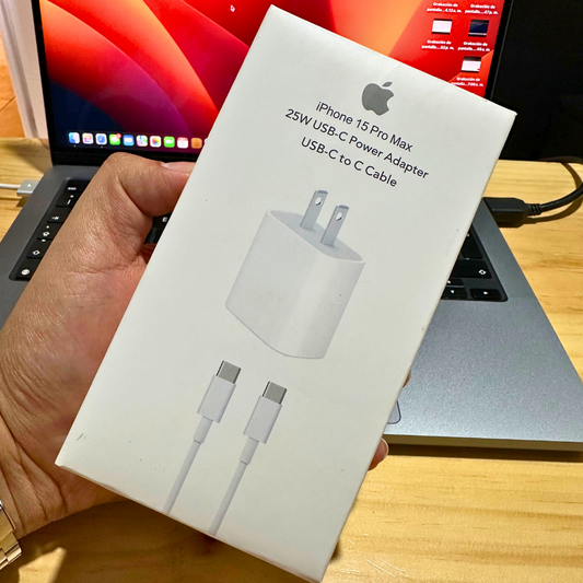 Cargador Apple USB-C para iPhone 15 Series 25W